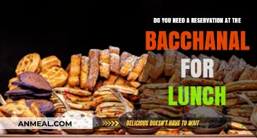 Savoring Lunch at The Bacchanal: Reservation Required?