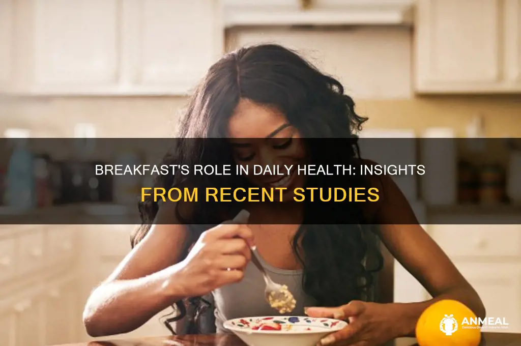 do you need breakfast study
