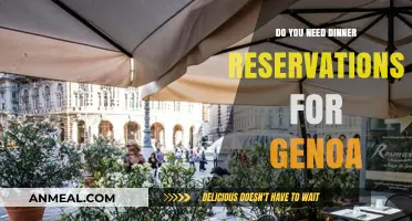 Genoa Dining Guide: Are Dinner Reservations Necessary for Visitors?