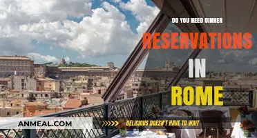 Should You Book Dinner Reservations in Rome? A Traveler's Guide
