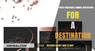 Destination Wedding Rehearsal Dinner Invites: Are They Necessary?