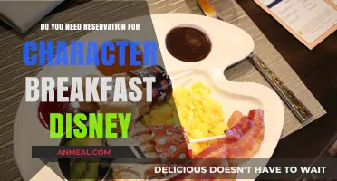 Disney Breakfast: Reservations Required for Character Meet-and-Greets