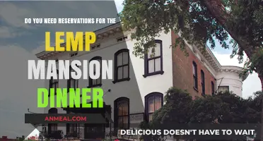Lemp Mansion Dinner: Reservations Required or Walk-In Friendly?