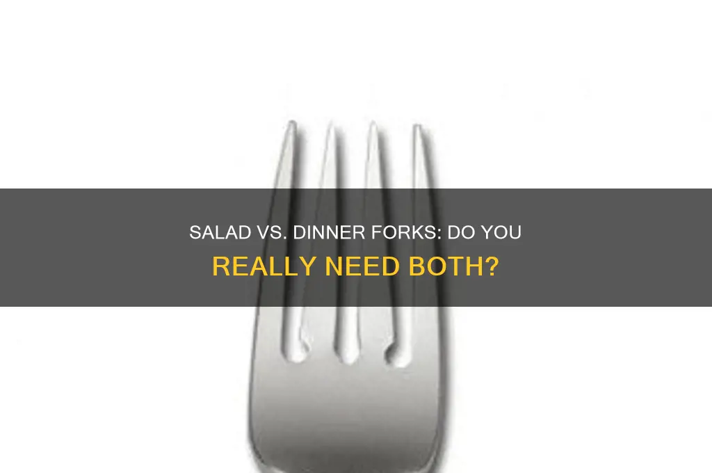 do you need separate salad and dinner ford
