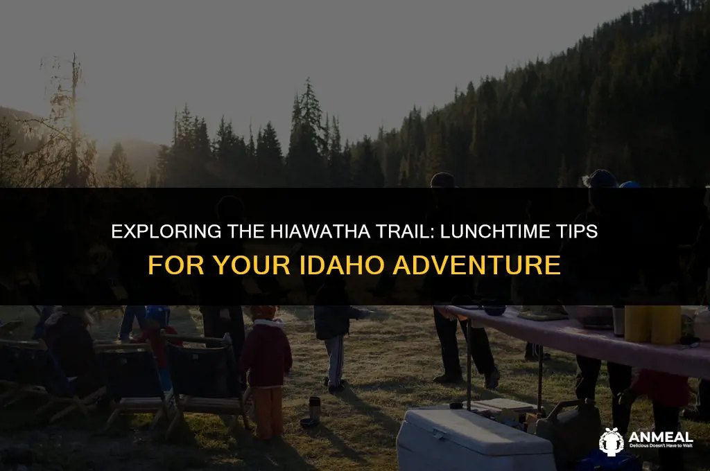 do you need take a lunch on hiawathatrail idaho