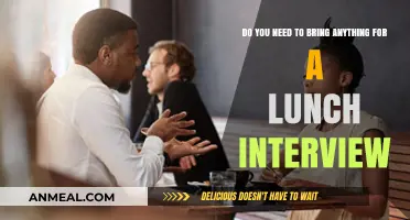 Lunch Interview Essentials: What to Bring and What to Expect