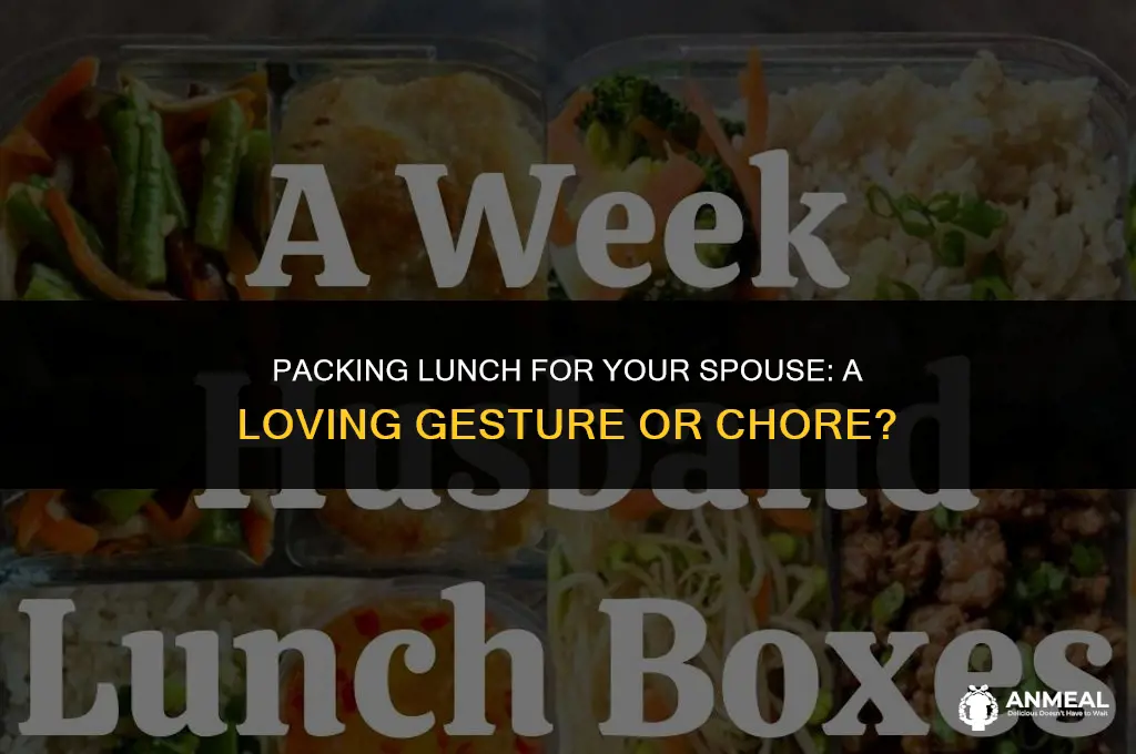 do you pack your wifes lunch