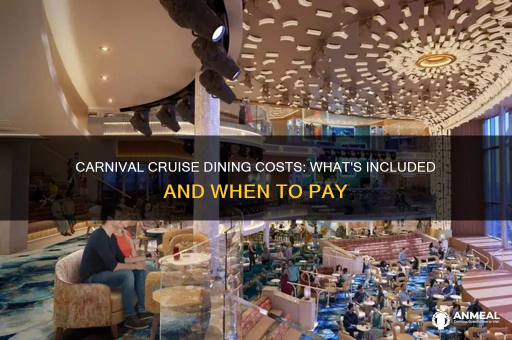 do you pay for dinner on carnival cruise