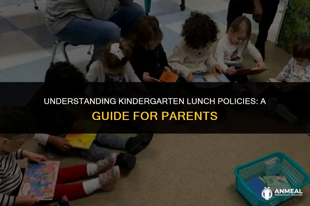 do you pay for lunch in kindergarten