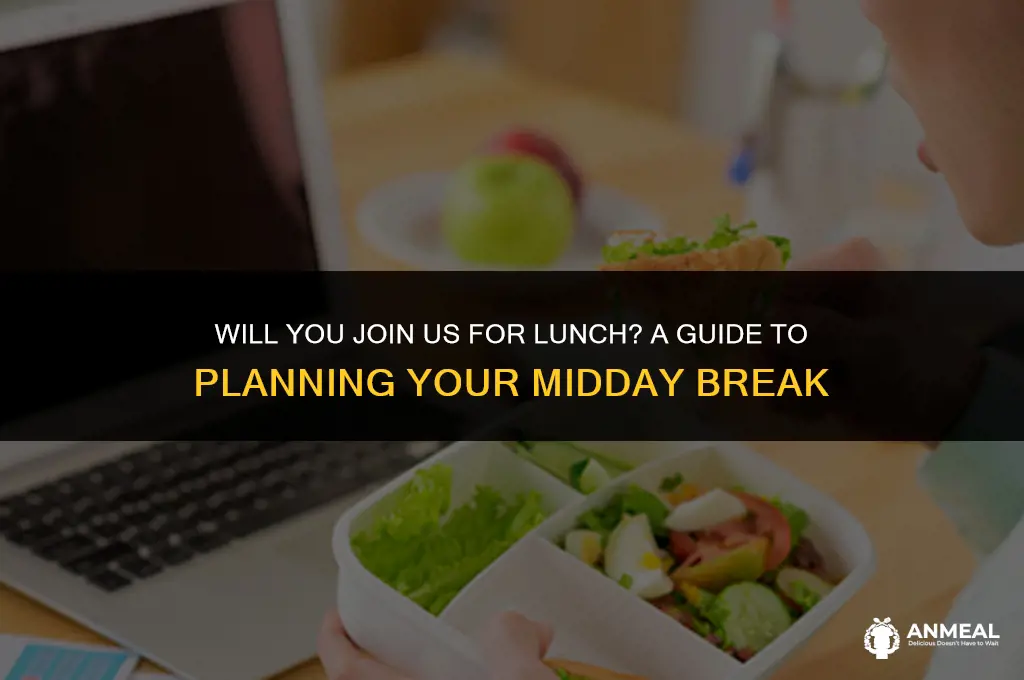 do you plan on partipating in lunch