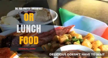 Morning or Noon: Which Meal Wins?
