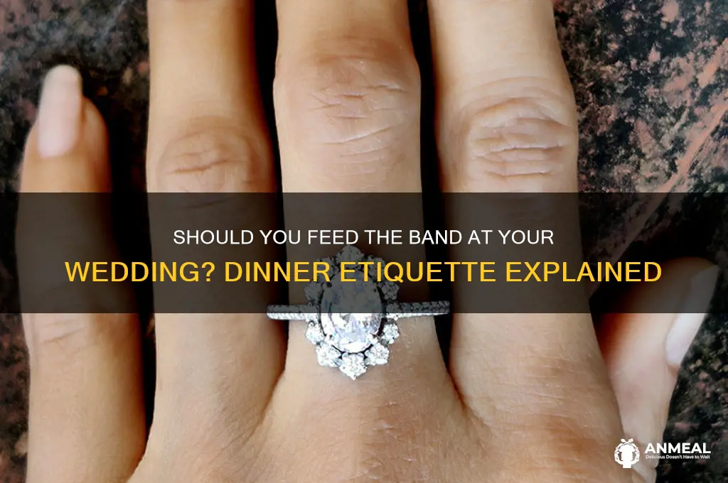 do you provide dinner for a band at a wedding