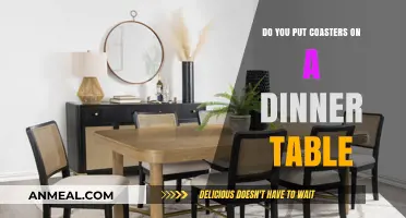 Coasters on the Dinner Table: Etiquette, Functionality, or Unnecessary Clutter?