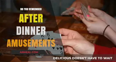 Nostalgic After-Dinner Fun: Remembering Games and Laughter from Yesteryear