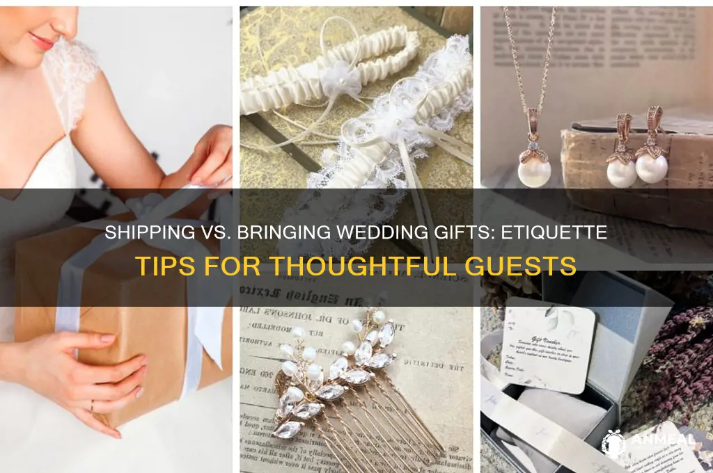 do you ship your wedding gift or bring to dinner
