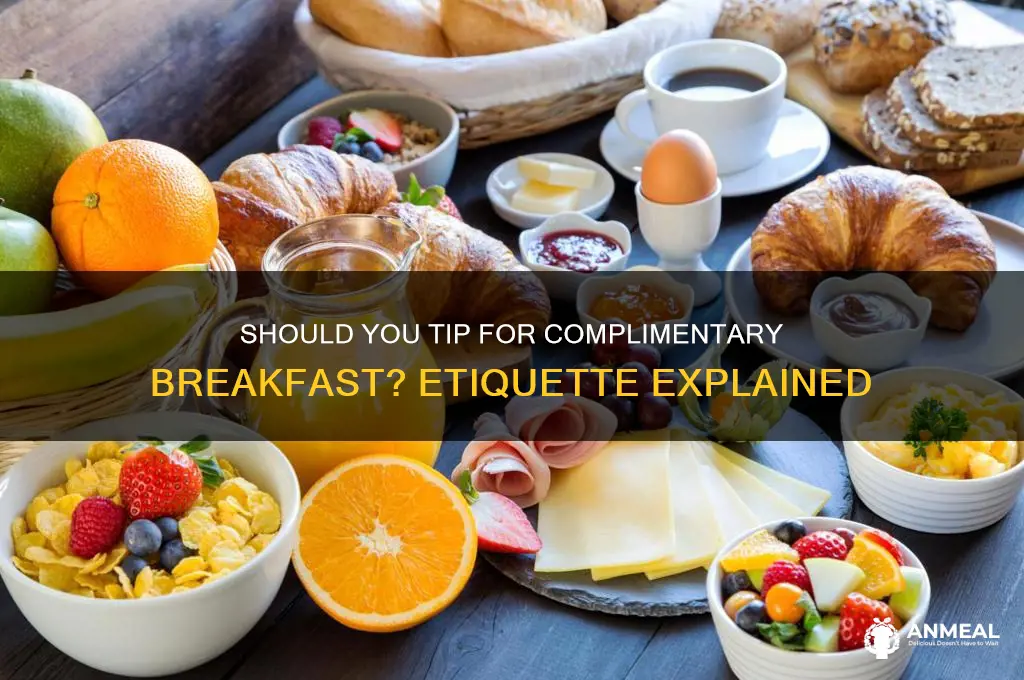 do you tip complimentary breakfast