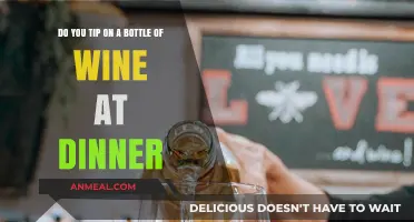 Should You Tip on a Bottle of Wine at Dinner?