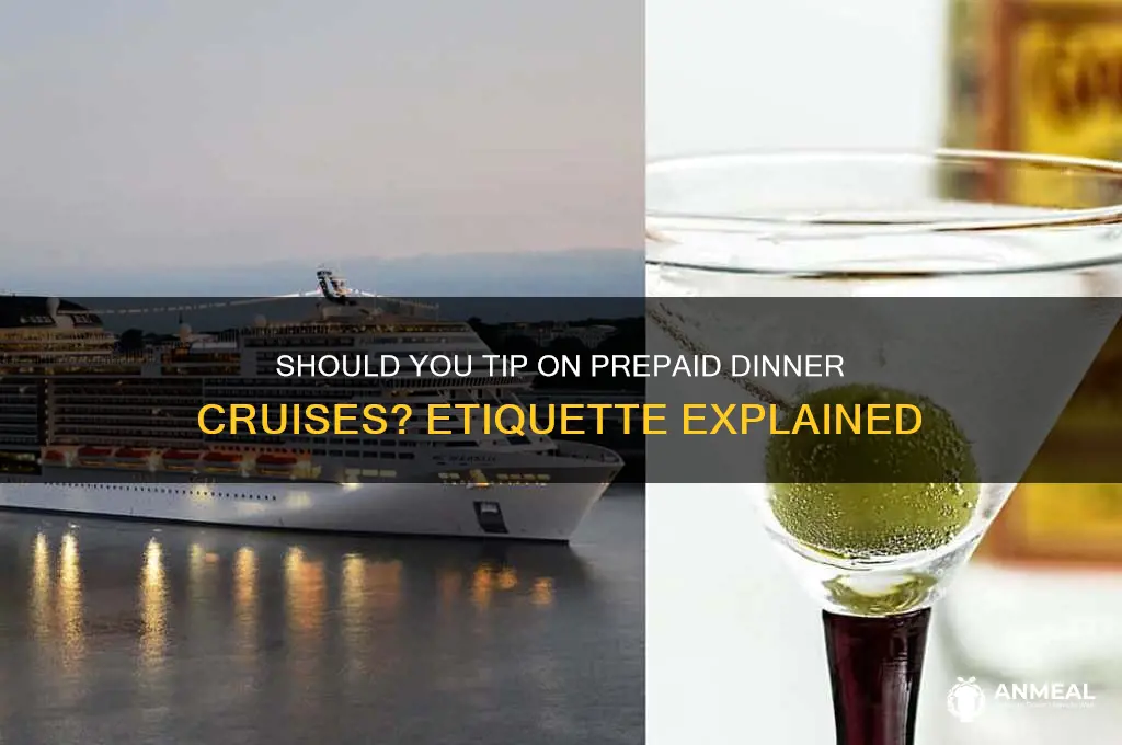 do you tip on prepaid dinner cruises