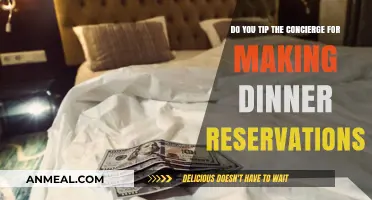 Should You Tip the Concierge for Dinner Reservations? Etiquette Explained