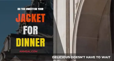 Unbuttoning Your Jacket for Dinner: Etiquette, Comfort, or Fashion Statement?