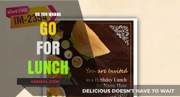 Exploring Culinary Delights: Lunch Invitation to Savor the Moment