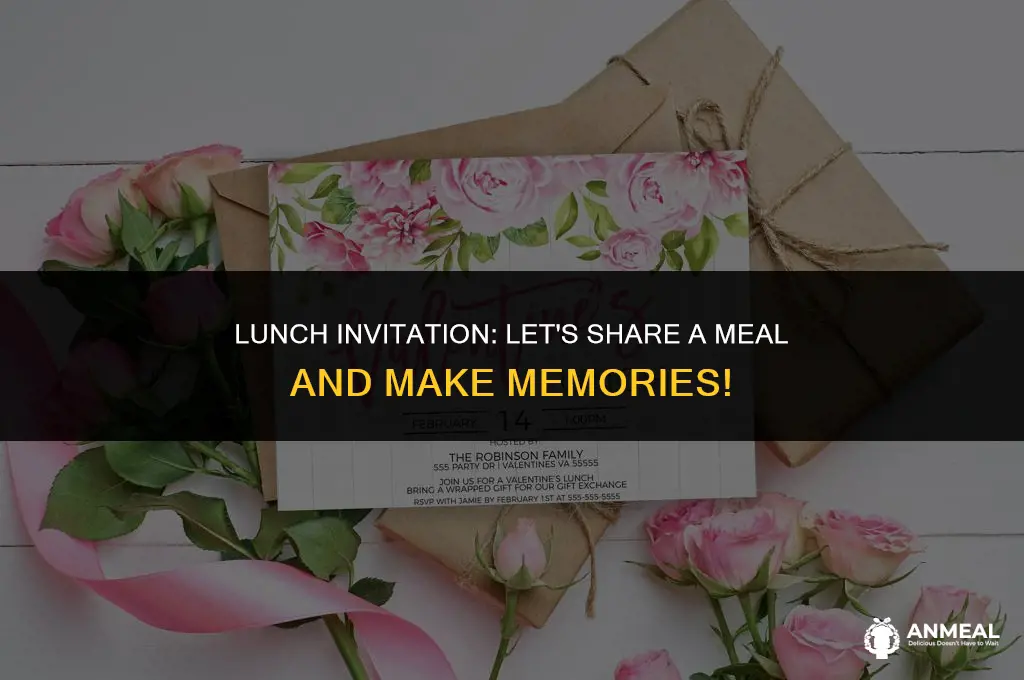 do you wanna have lunch with me