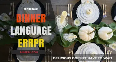 Dinner Language Errors: How to Avoid Miscommunication at the Table