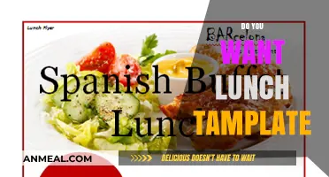 Delicious Lunch Templates: Simplify Your Midday Meal Planning