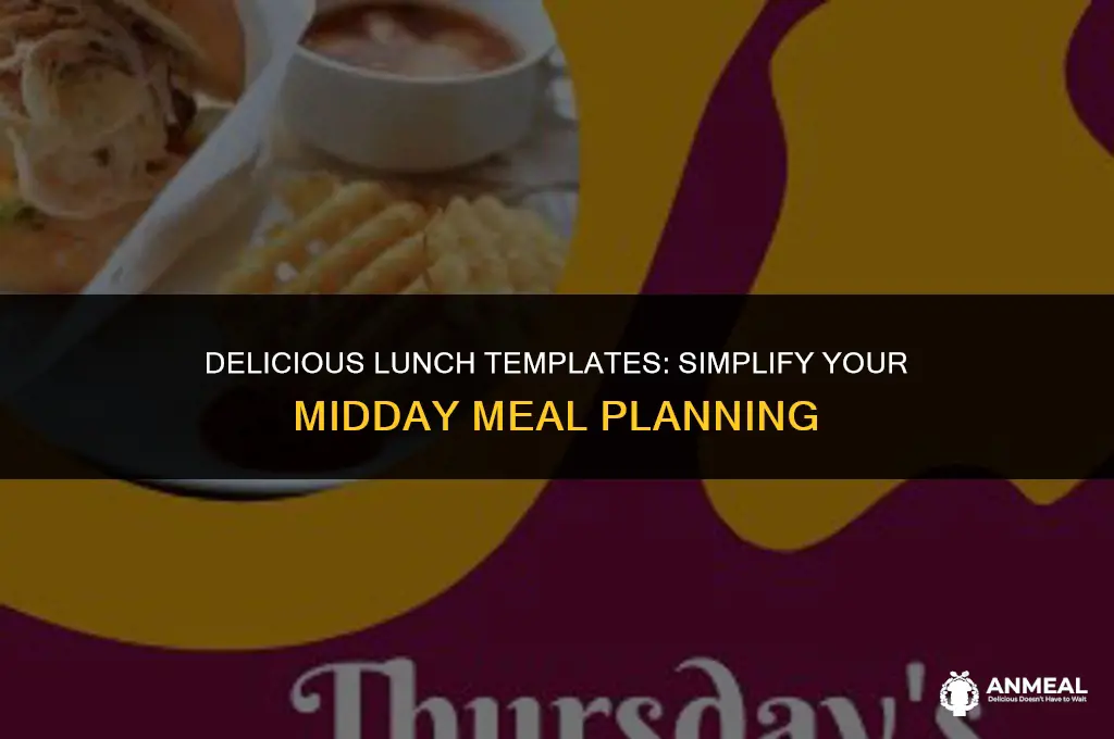do you want lunch tamplate