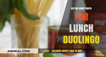 Mastering Italian Cuisine: Duolingo's Guide to Ordering Pasta for Lunch