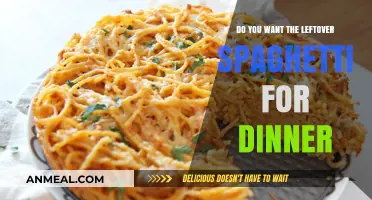 Leftover Spaghetti Dilemma: Should Tonight’s Dinner Be a Second Helping?