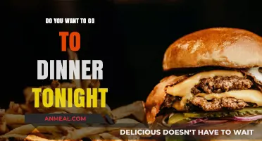 Dinner Tonight: Should We Go Out or Stay In?