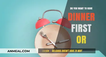 Dinner First or Later? Deciding the Perfect Meal Timing