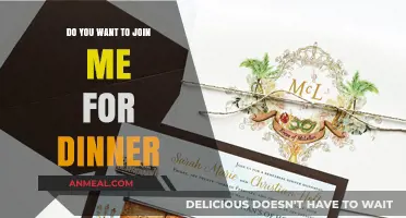 Join Me for Dinner: A Warm Invitation to Share a Meal