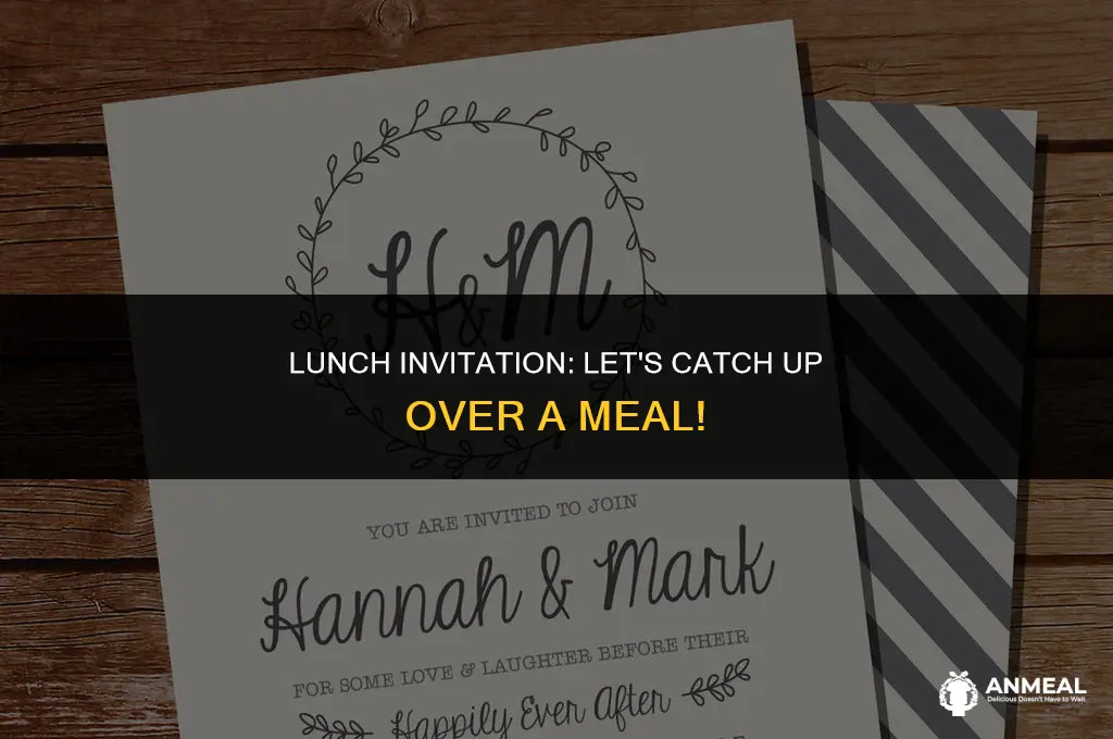 do you want to meet for lunch