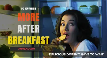 Morning Weight Gain: Breakfast's Impact