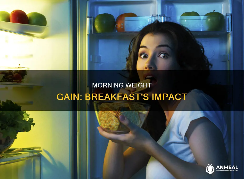 do you weigh more after breakfast