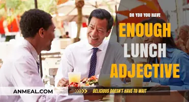 Exploring the Depths of Your Lunch: A Journey Through Adjectives