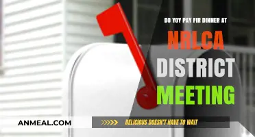 NRLCA District Meeting Dinner Costs: Who Pays and Why?
