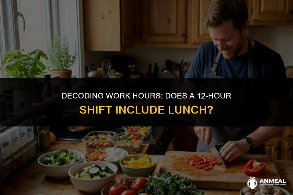 does a 12 hour shift include lunch