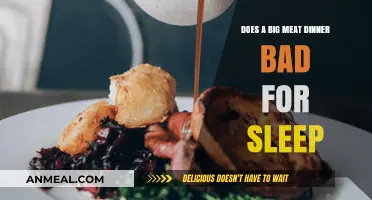 Big Meat Dinners: Impact on Sleep Quality and Restfulness