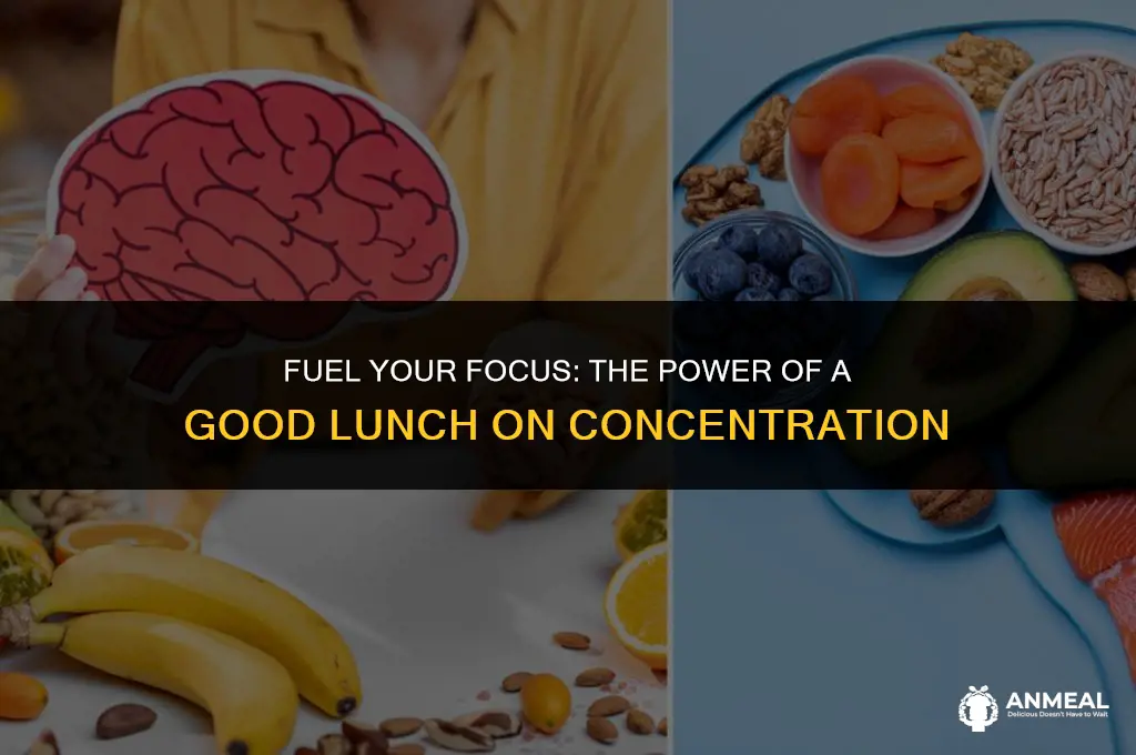 does a good lunch help you concentrate