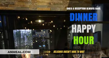 Reception Essentials: Dinner and Happy Hour Traditions Explained
