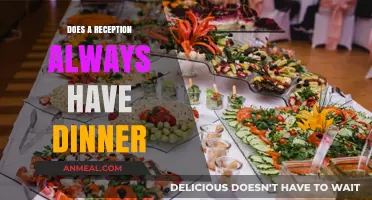 Reception Dinner Dilemma: Is a Full Meal Always Necessary?