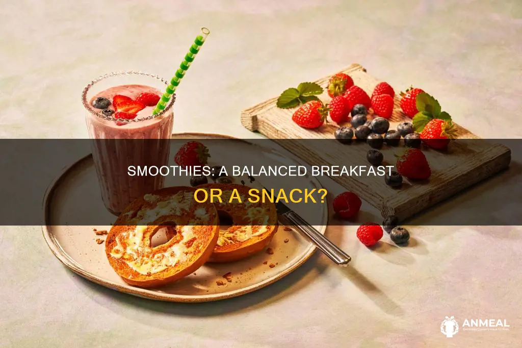 does a smoothie count as breakfast