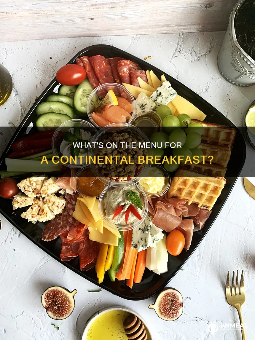 does a typical continental breakfast consist of