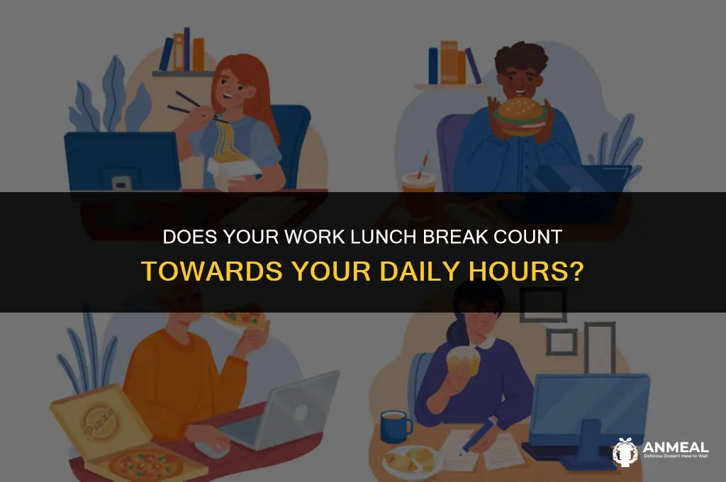 does a work lunch count towards hours
