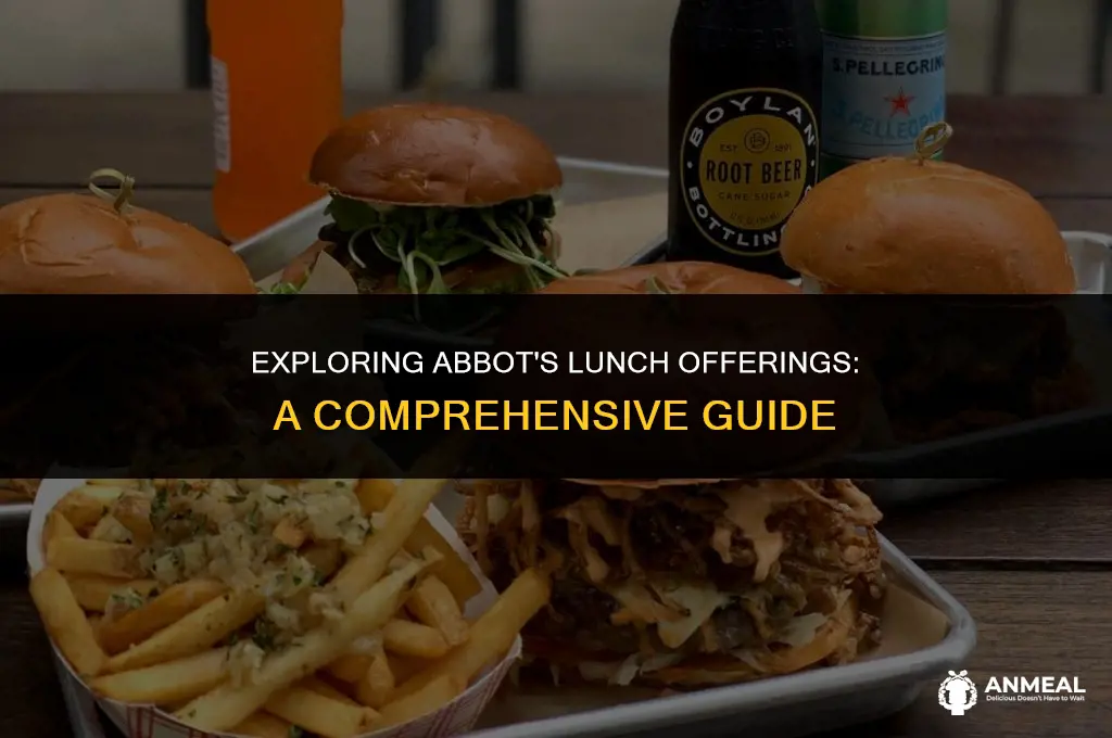 does abbot provide lunch