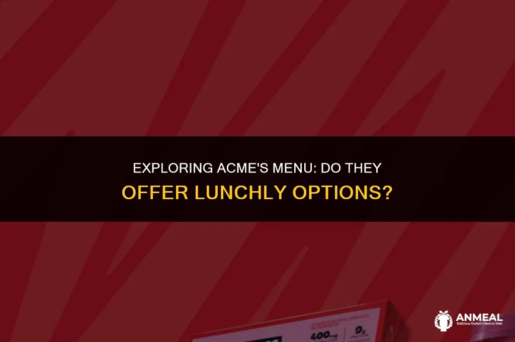 does acme sell lunchly