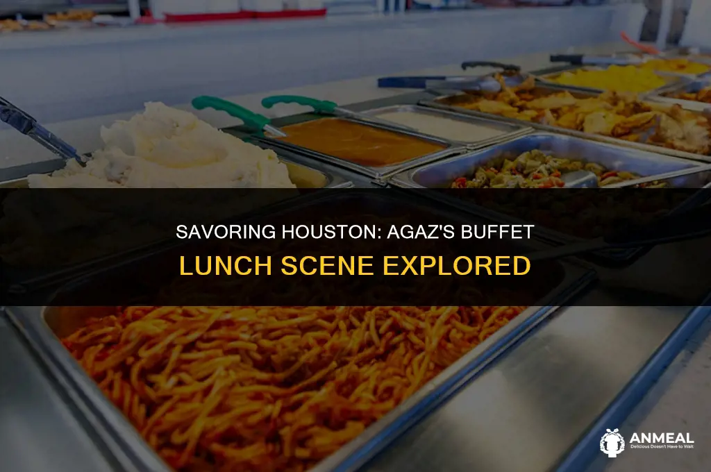 does agaz houston have buffet lunch
